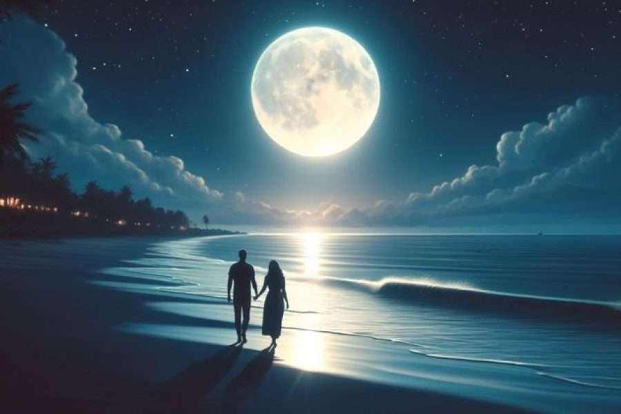 Walking by the beach