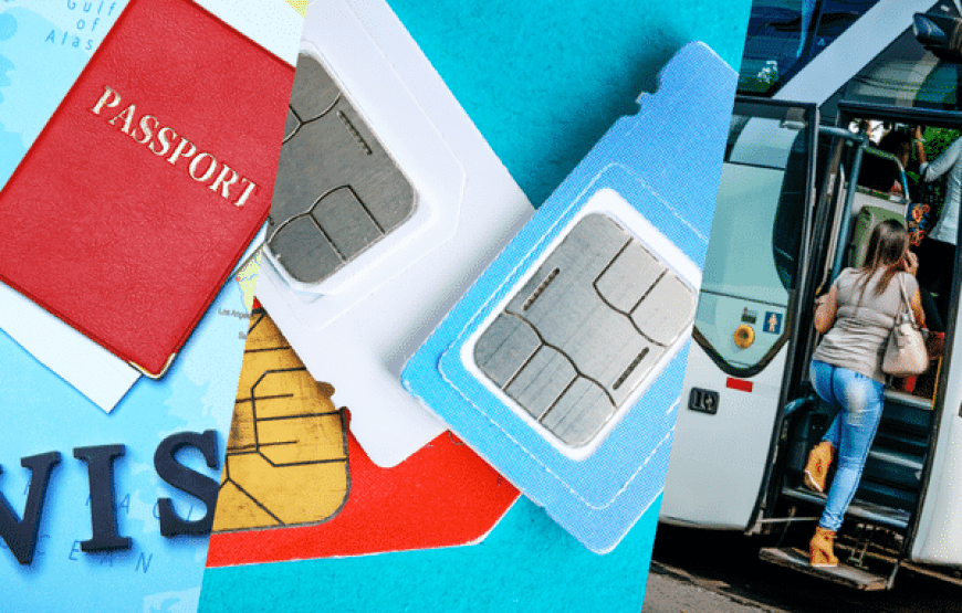 Visa+sim carte + shuttle
